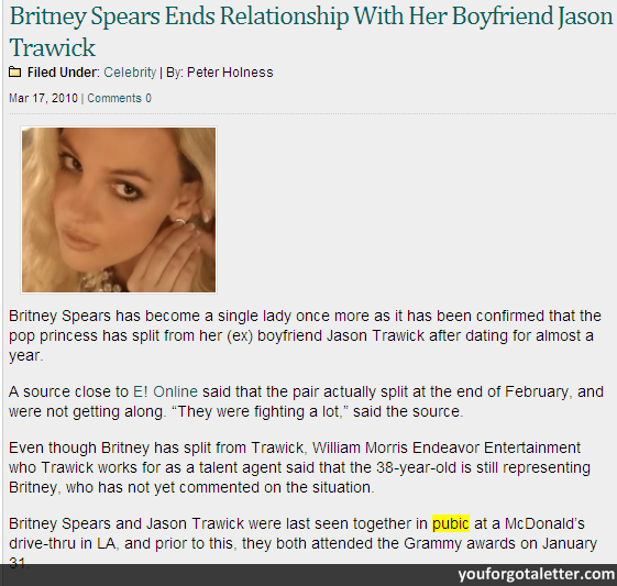 Britney Spears Ends Relationship With Her Boyfriend Jason Trawick